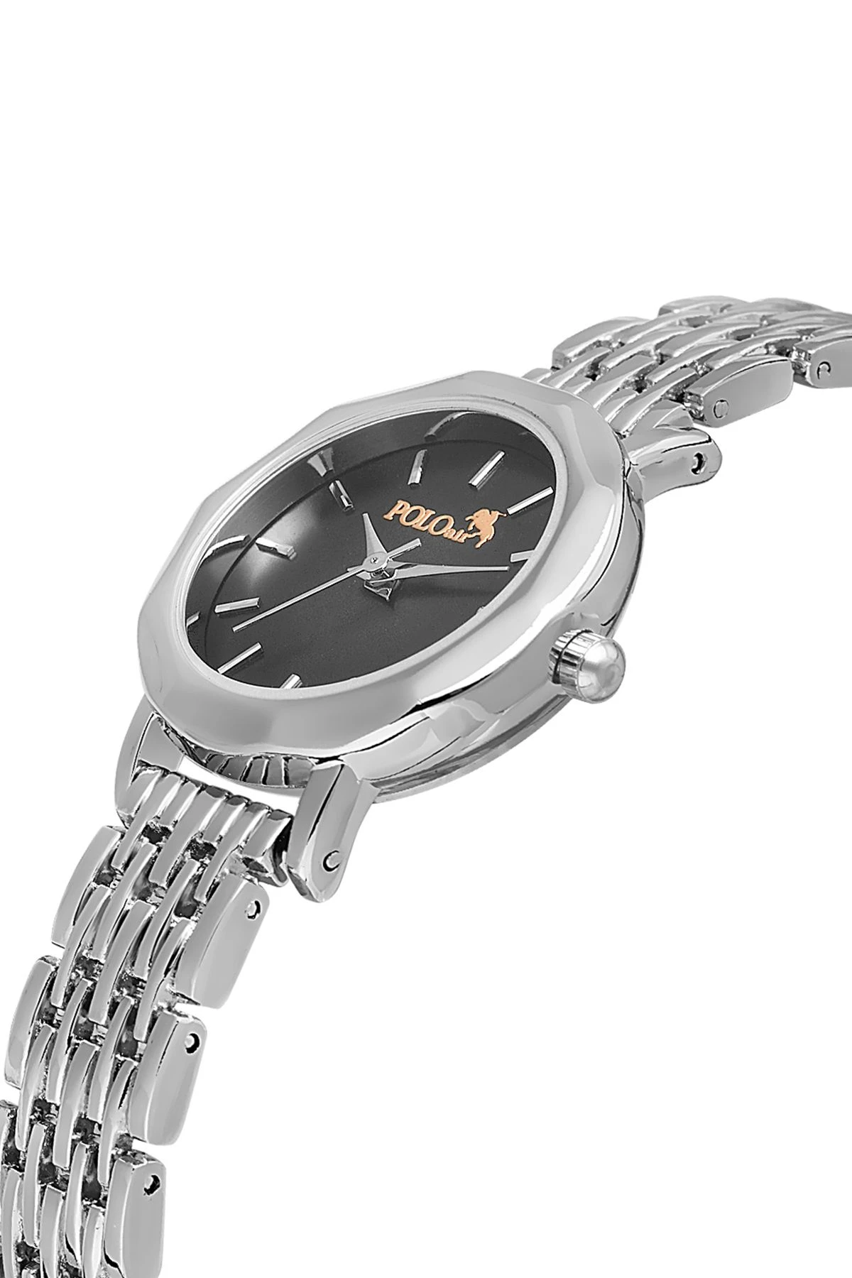 Zarif Vintage Kadın Kol Saati Gümüş-Siyah Renk Pl-1480B1X Siyah Pl-1480B1X